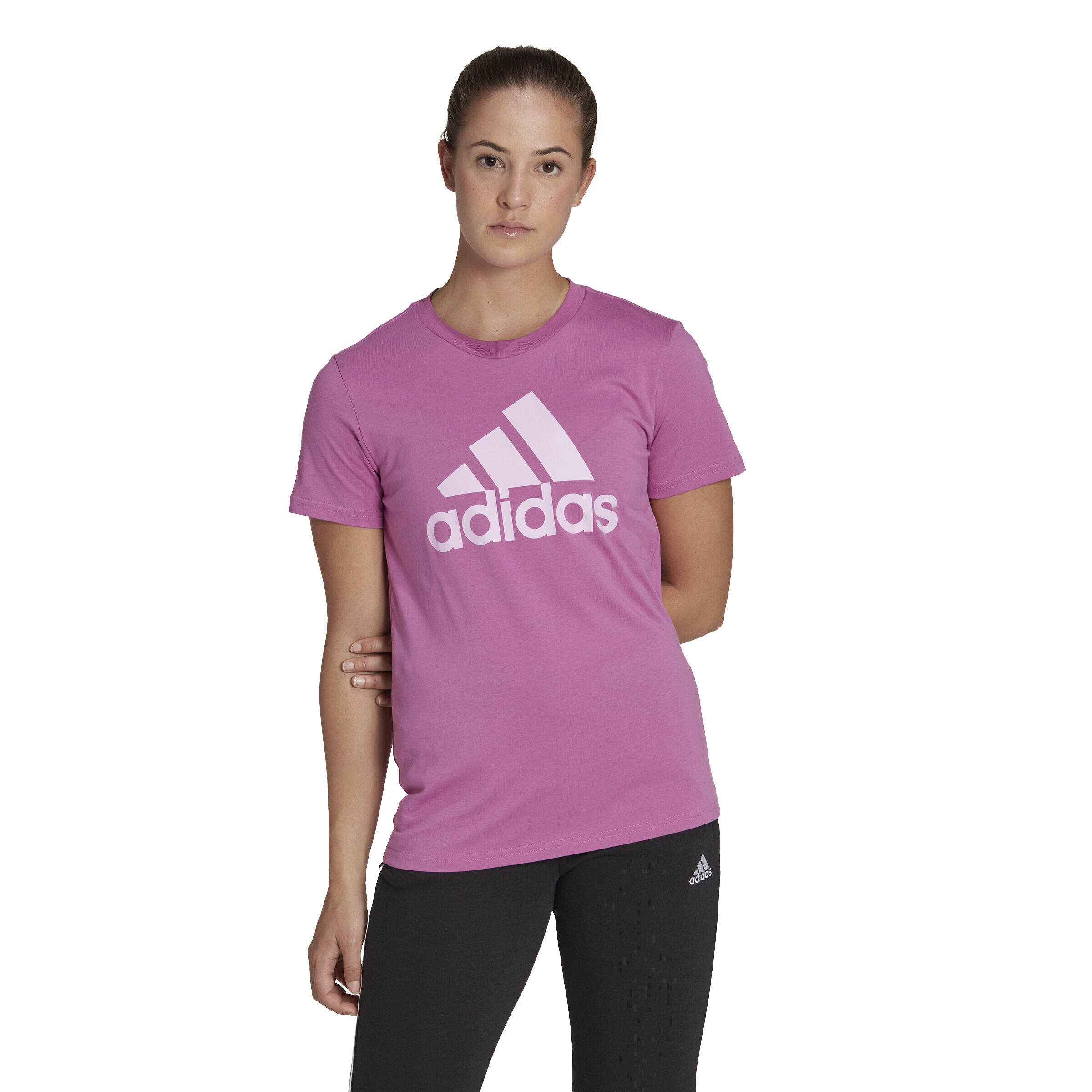 Buy adidas T shirt Dames Paars Wit online Tennis Point NL