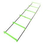 TOOLZ Trainingsbenodigdheden TOOLZ Koordinationsleiter Mit Hürde 2m Trainingshulp 2m-Zwart,Groen
