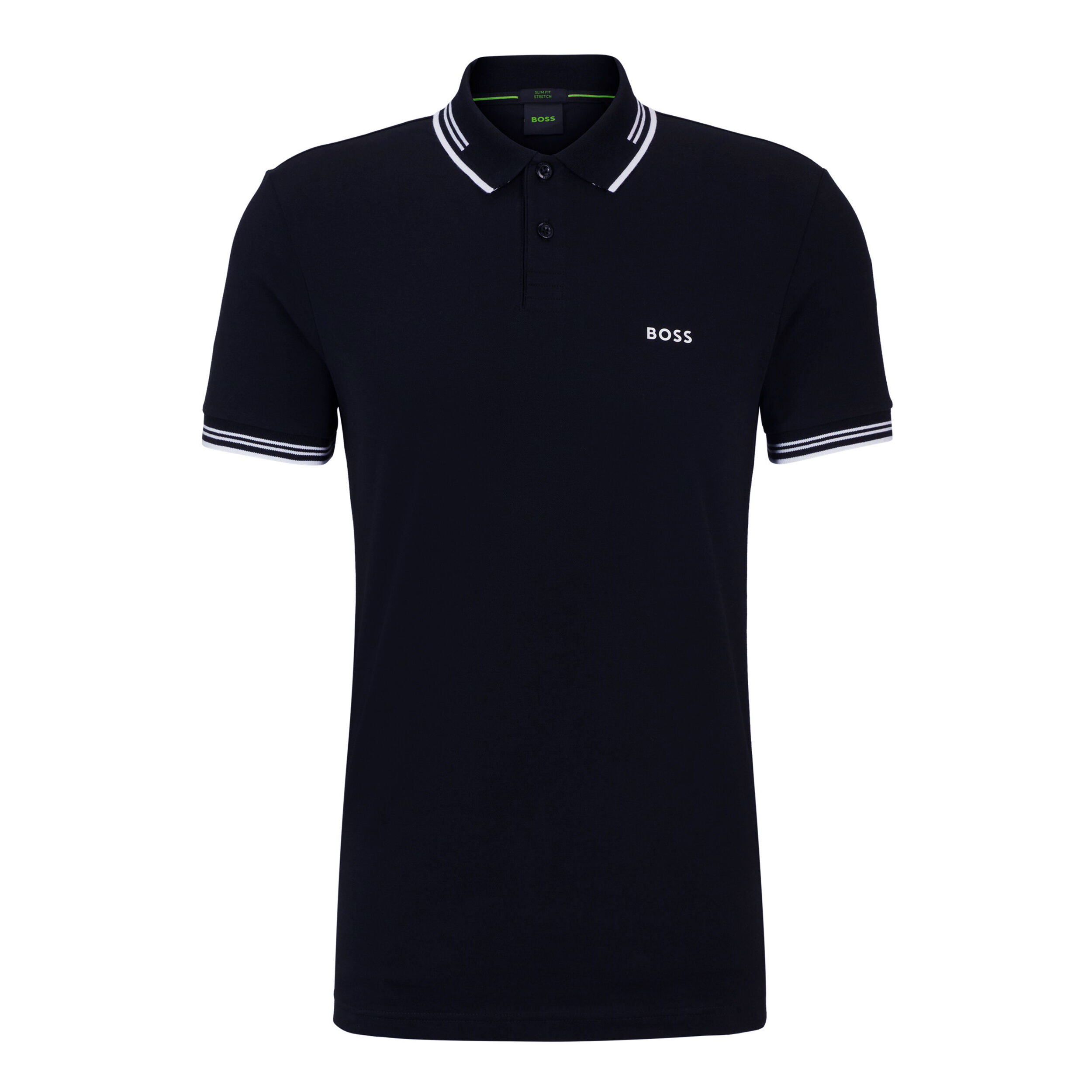 Donkerblauwe polo heren clearance