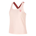 Quiet Please Tenniskleding Quiet Please Endlessly Serve & Volley 2.0 Tanktop Dames-Roze,Veelkleurig