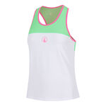 Quiet Please Kleding Quiet Please Racerback Tanktop Dames - groen, pink