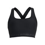 Under Armour Kleding Under Armour Crossback Mid Sport-bh Dames-Zwart,Grijs