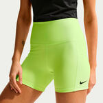 Nike Tenniskleding Nike Court Dri-Fit Ball Short voor tennisballen Dames-limoen