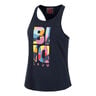 Twiggy Chill Tanktop Dames-Donkerblauw,Veelkleurig
