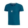 Create Retriever T-shirt Meisjes-Petrolblauw,Wit