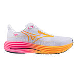 Mizuno Hardloopschoenen Mizuno Wave Rider 29 Neutrale schoen Unisex - wit, oranje