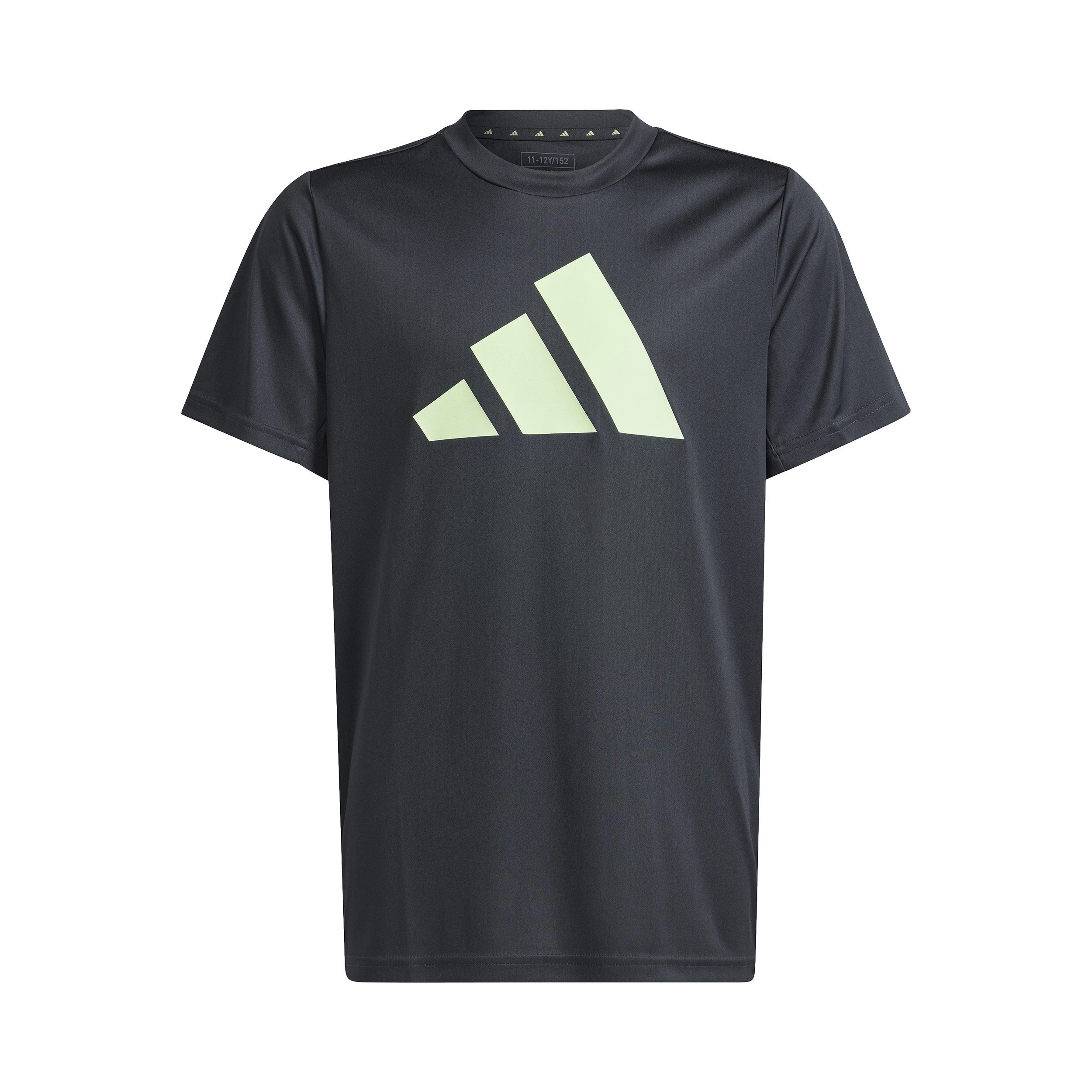 Buy adidas Logo T shirt Jongens Zwart Lichtgroen online Tennis