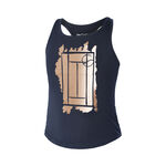 Tennis-Point Kleding Tennis-Point Glitter Court Tanktop Meisjes - donkerblauw, beige