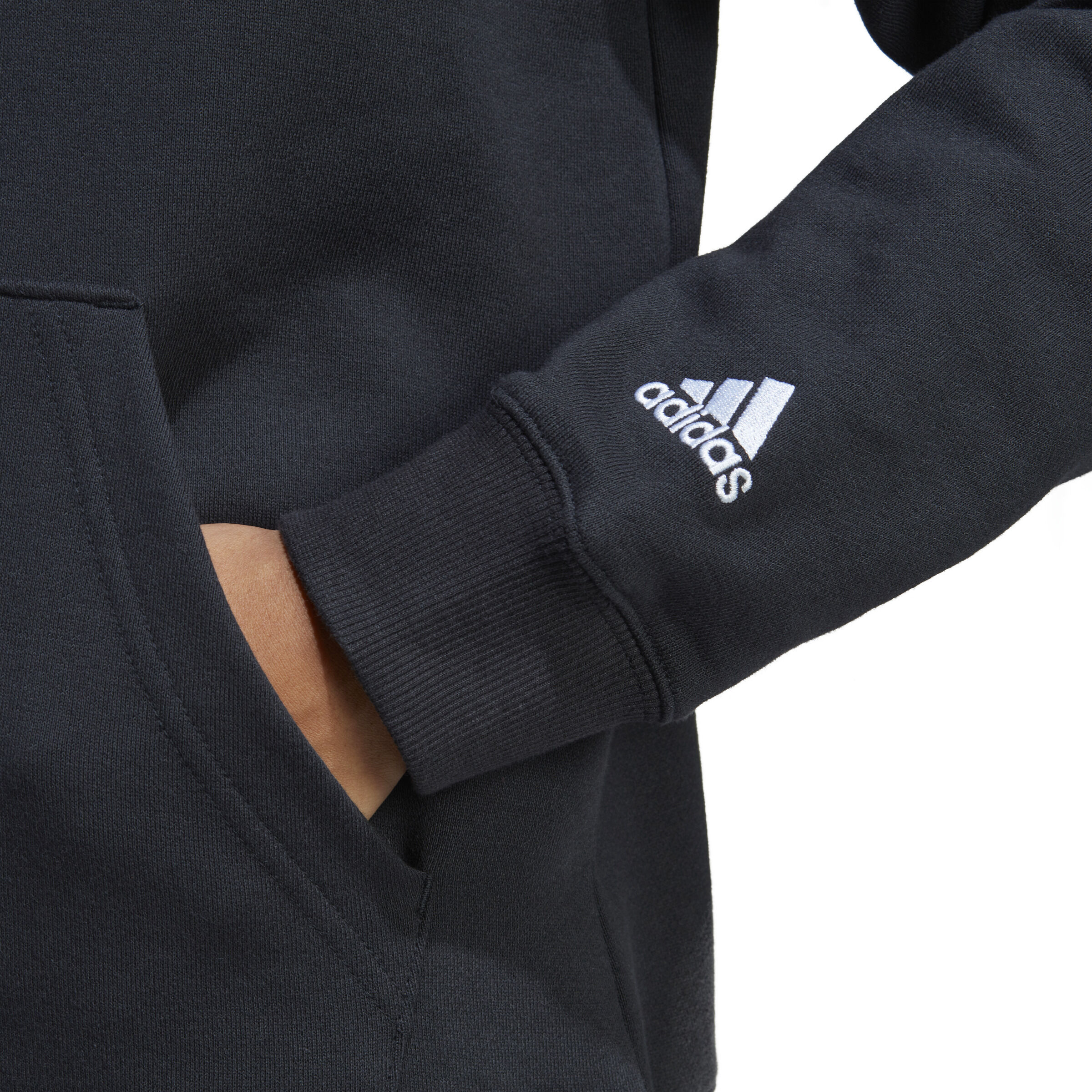 Buy adidas Essentials Linear Sweater Met Capuchon Dames Zwart Wit online Tennis Point NL