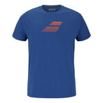 Babolat Kleding Babolat Exercise Big Flag T-shirt Heren-Blauw