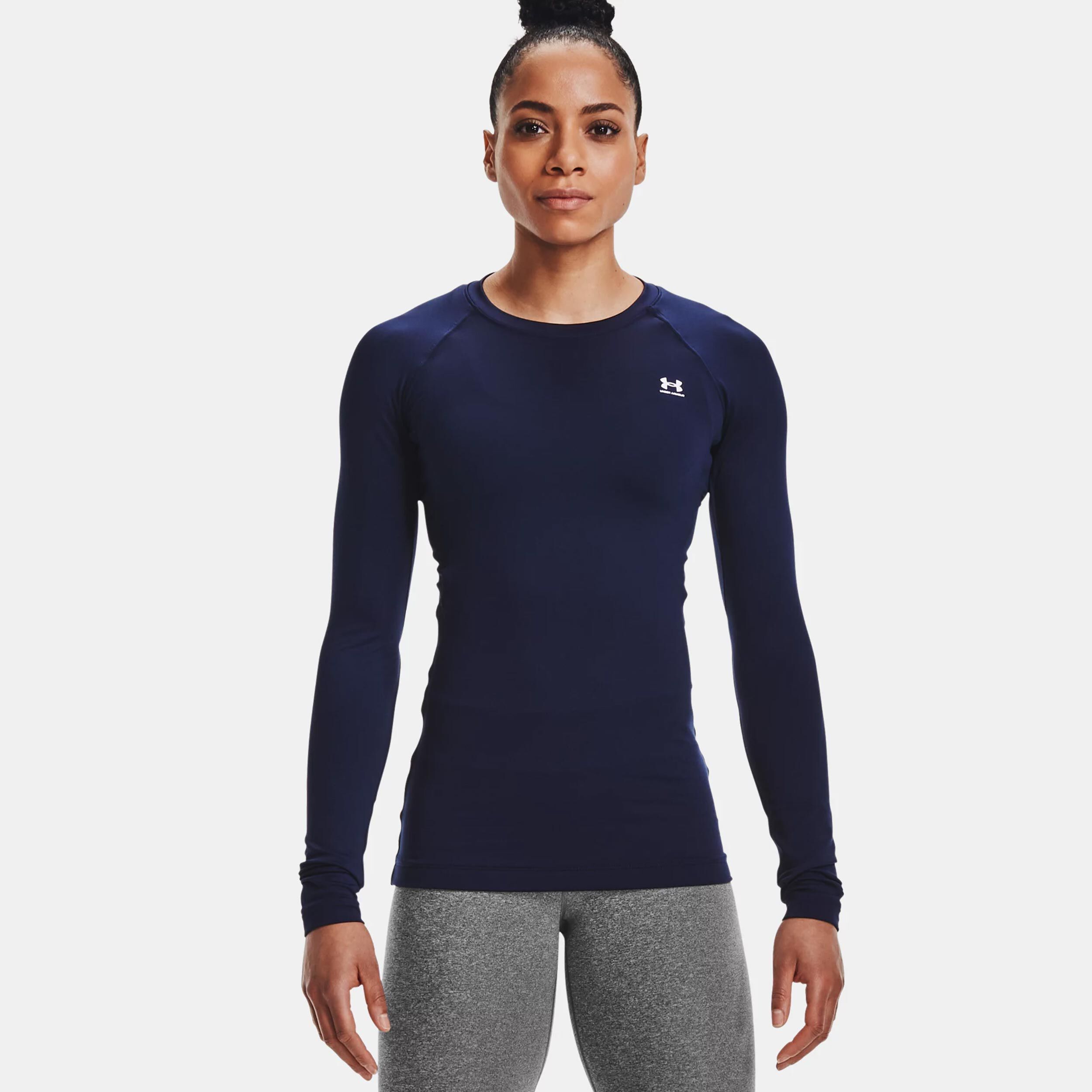 Buy Under Armour Authentics Crew Longsleeve Dames Blauw online Tennis Point NL