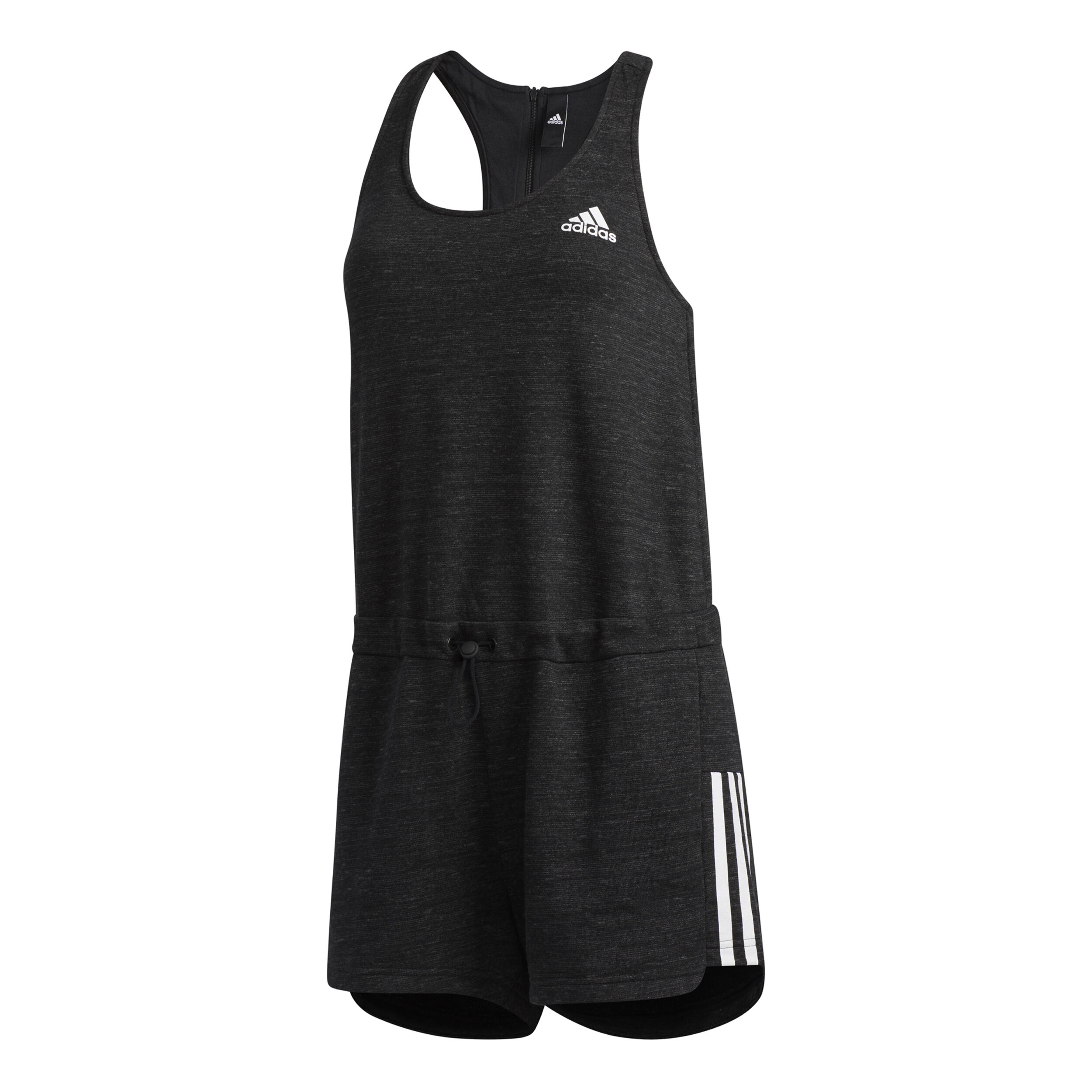 Sport To Street Romper Jumpsuit Dames Zwart Wit
