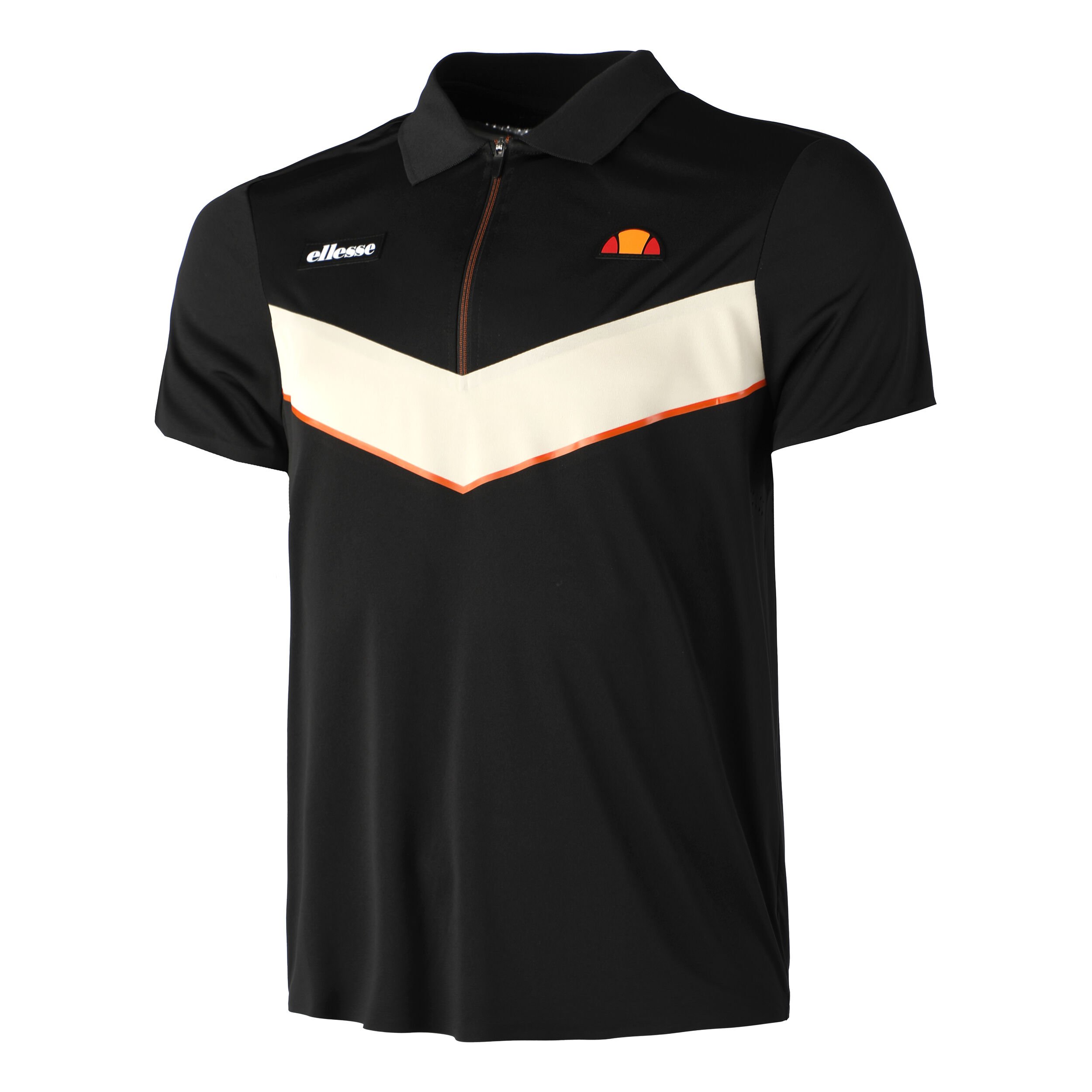 Buy Ellesse Finan Polo Heren Zwart Beige online Tennis Point NL