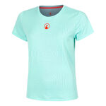 Quiet Please Kleding Quiet Please Wild Spin T-shirt Dames-Turkoois,Rood
