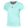 Wild Spin T-shirt Dames-Turkoois,Rood