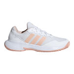 adidas Tennisschoenen adidas GameCourt 2 Allcourt schoen Dames-wit, abrikoos
