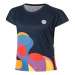 BIDI BADU Kleding BIDI BADU Twiggy T-shirt Dames-Donkerblauw,Veelkleurig