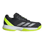 adidas Tennisschoenen adidas Courtflash Allcourt Schoen Kinderen-Zwart,Limoen
