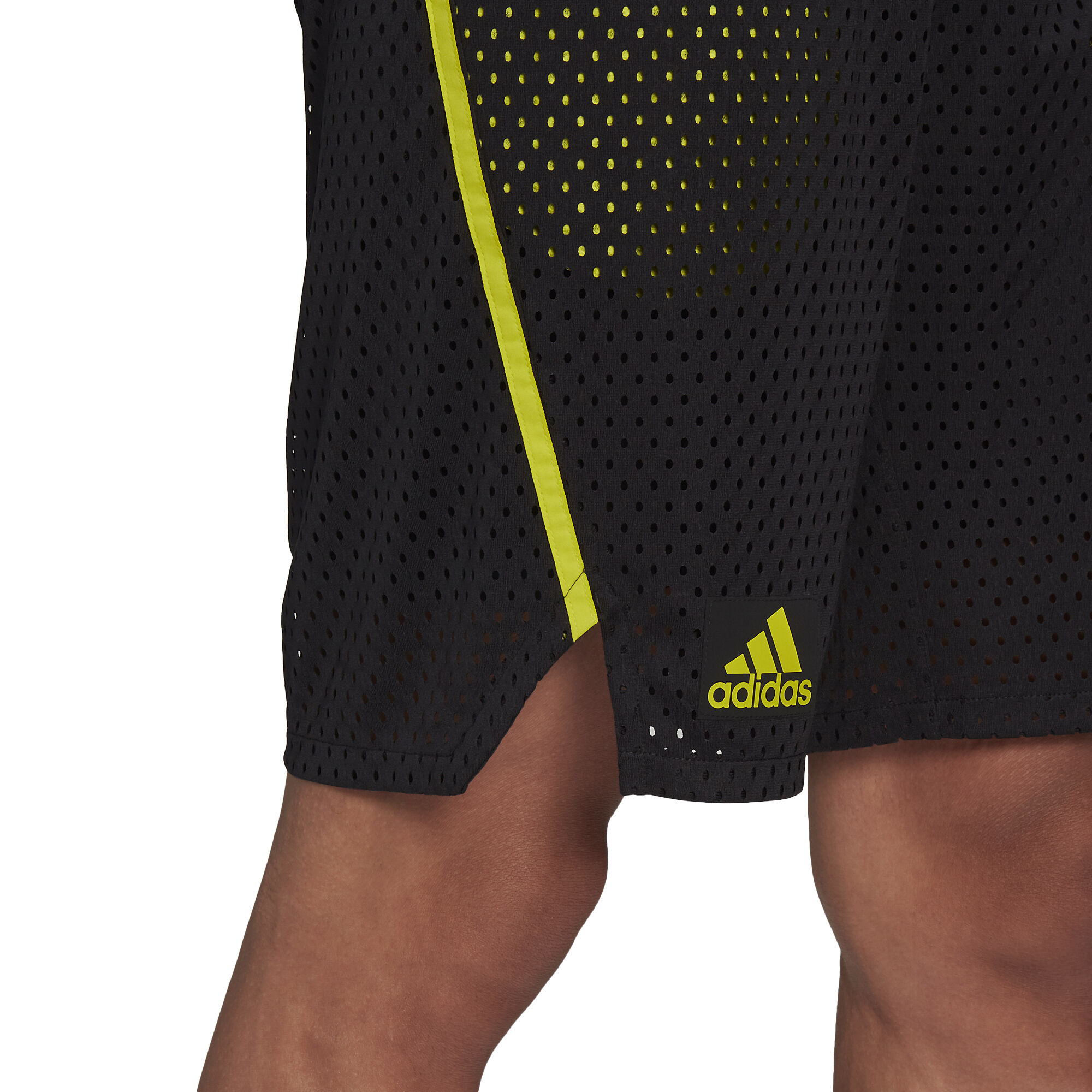 Buy adidas Primeblue Heather 2in1 Shorts Heren Zwart Geel online