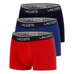 Lacoste Boxershort Lacoste Boxershorts Courts 3er Pack Boxershort Heren-blauw, rood