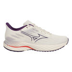 Mizuno Hardloopschoenen Mizuno Wave Inspire 21 Stabiliteitsschoen Dames-Wit,Paars