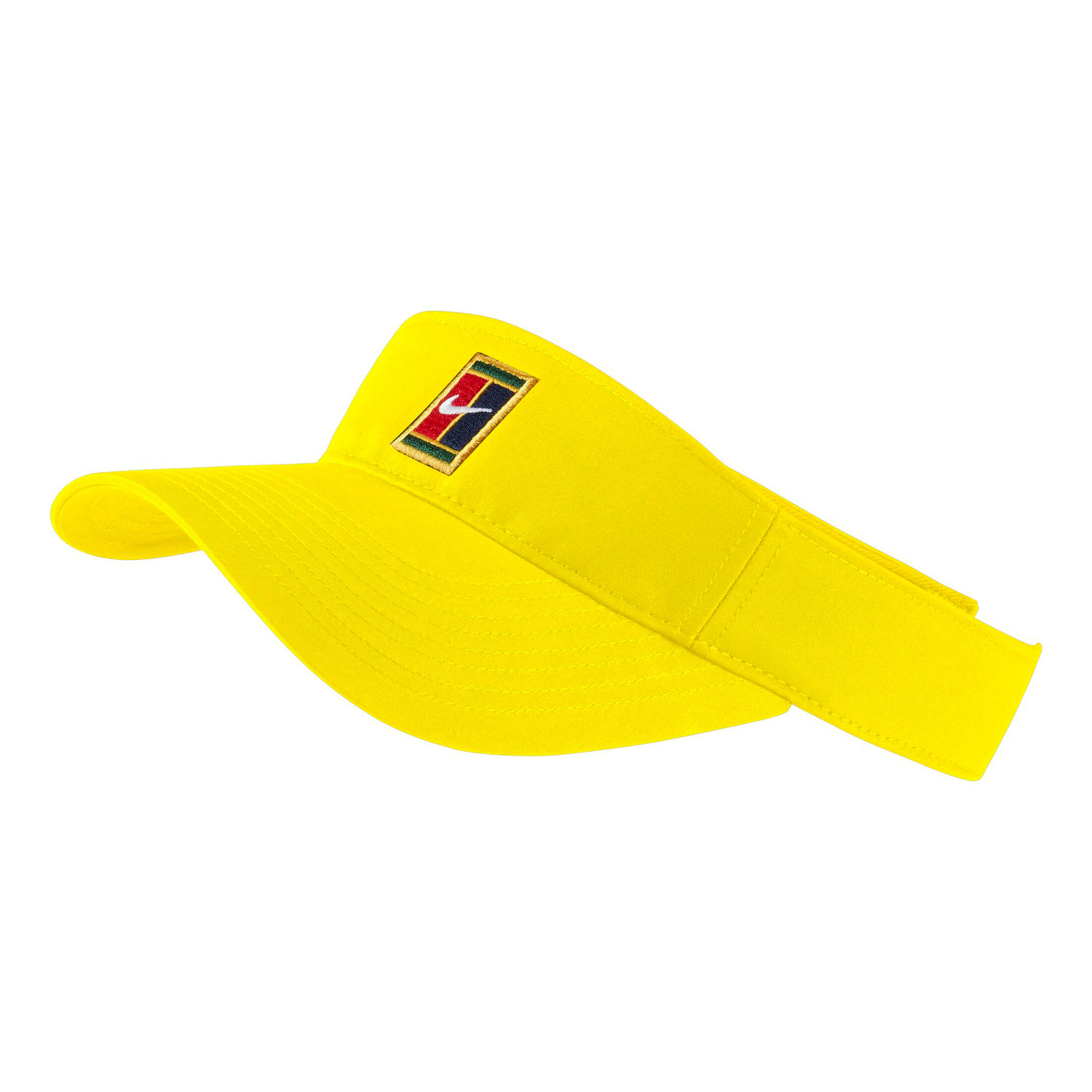 nike yellow visor tennis
