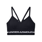 Under Armour Kleding Under Armour Seamless Low Long Sport-bh Dames - zwart, lichtgrijs