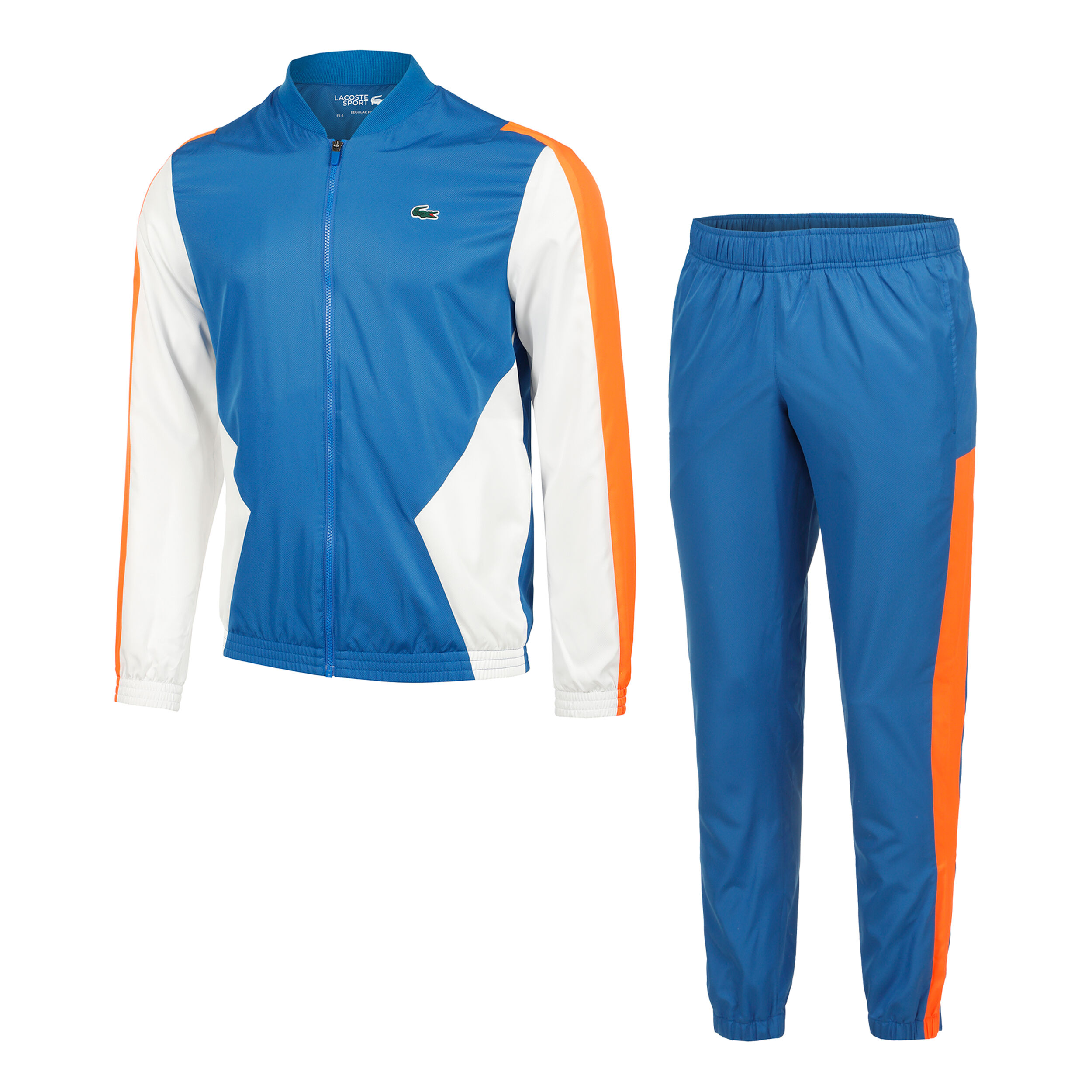 Buy Lacoste Trainingspak Heren Blauw Oranje online Tennis Point NL