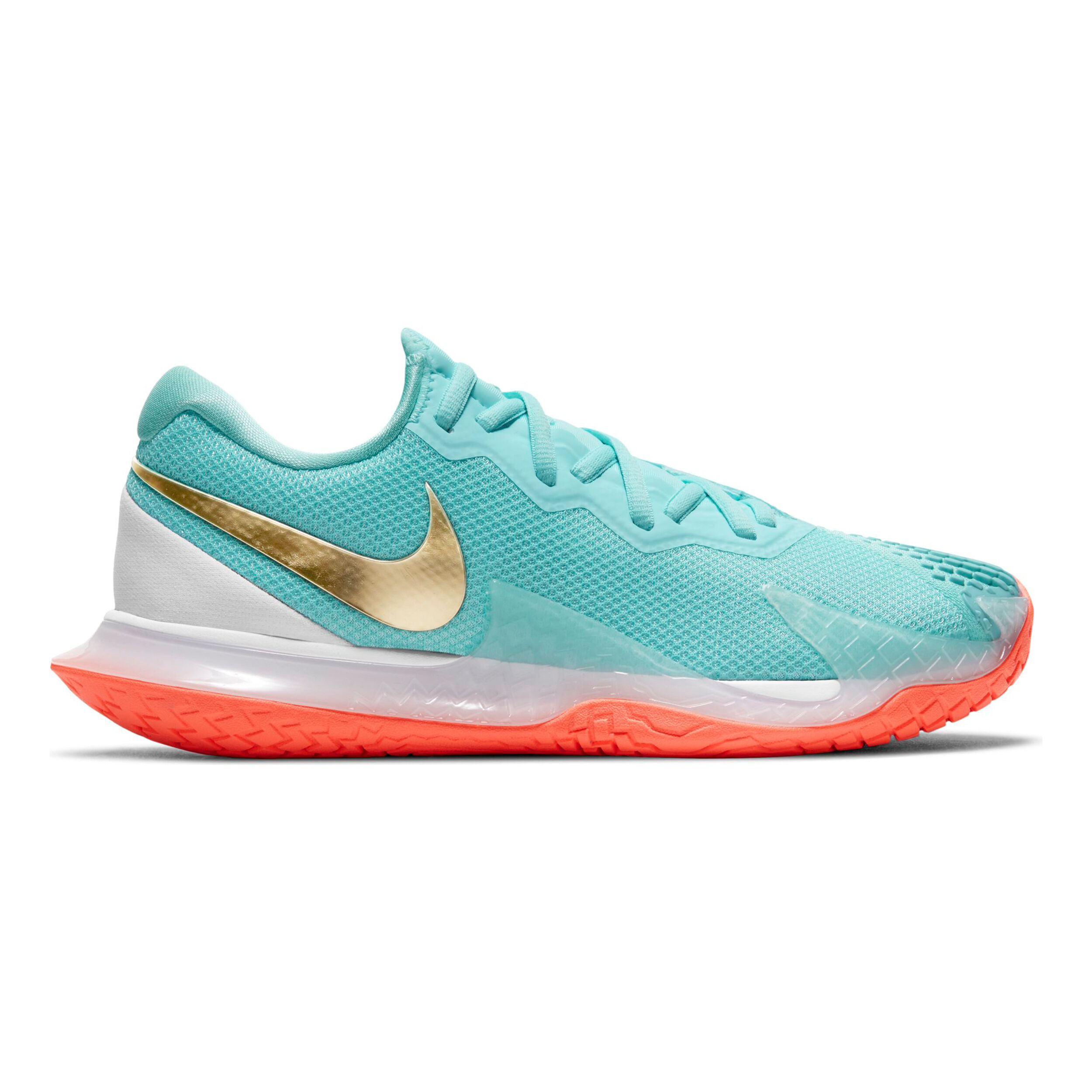 Buy Nike Air Zoom Vapor Cage 4 Allcourt Schoen Dames Turkoois Goud online Tennis Point NL