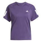 adidas Kleding adidas Club T-shirt Dames-Paars