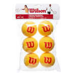 Wilson Tennisballen Wilson Starter Foam Balls (Stage 3) Zak Met 6 Stuks