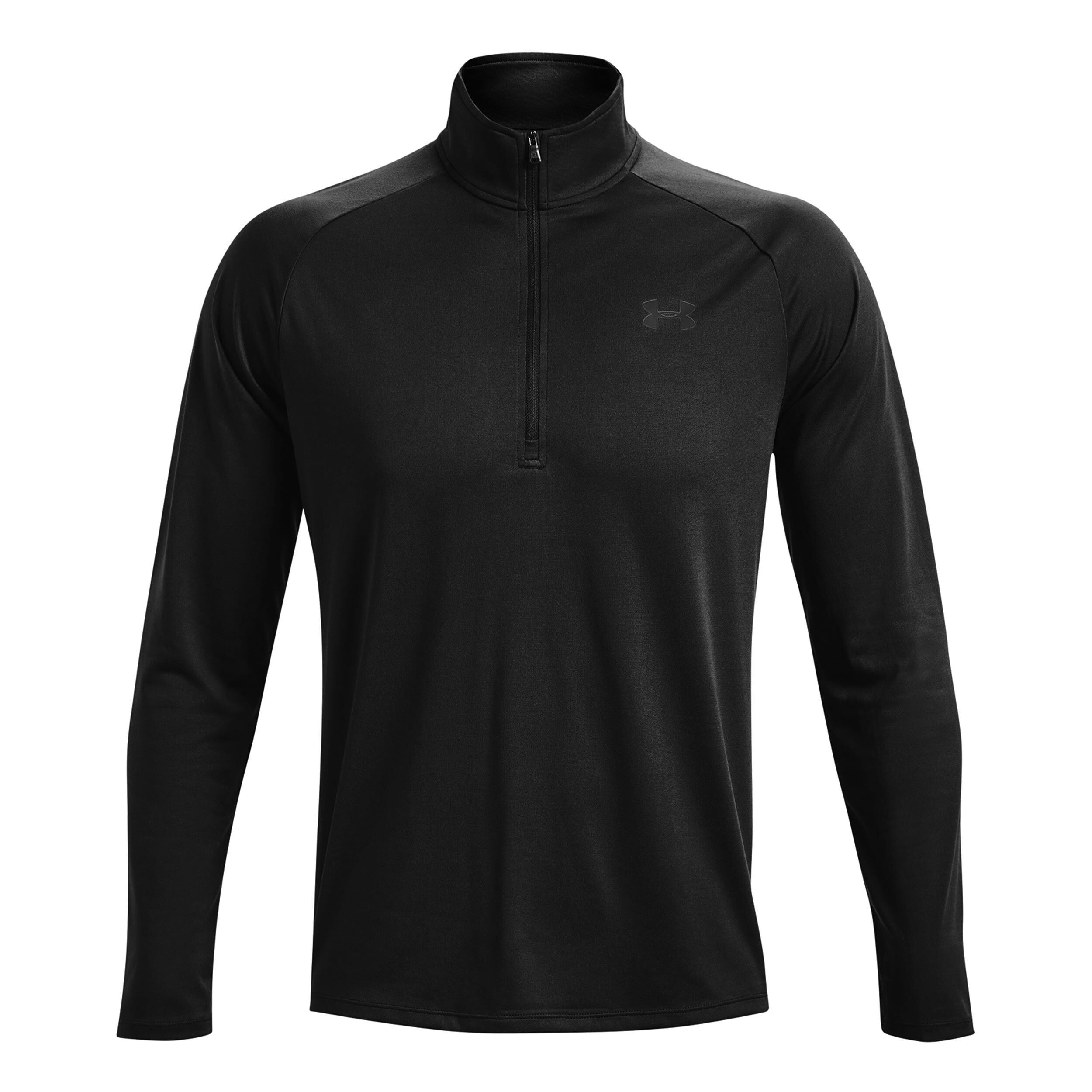 don't Under Armour Tech 2.0 Half-Zip Longsleeve Heren-Zwart,Donkergrijs
