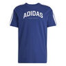 Graphic T-shirt Heren-Donkerblauw,Wit