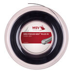 MSV MSV Focus-HEX Plus 25 Rol Snaren 200m-Zwart