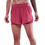 Nike Kleding Nike Swift 2in1 Hardloopshorts Dames - berry, zilver