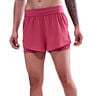 Swift 2in1 Hardloopshorts Dames - berry, zilver