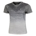 ASICS Kleding ASICS Seamless Hardloopshirt Dames-Wit,Grijs