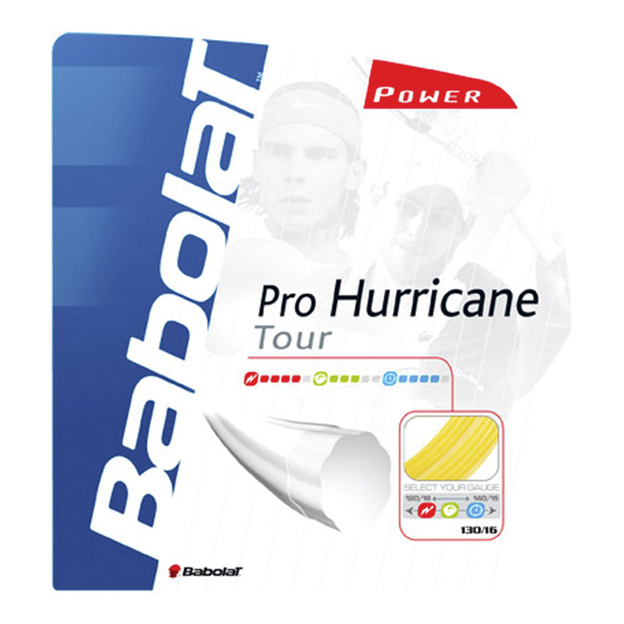 Babolat Hurricane Tour Set Snaren 12m - Geel online | Tennis-Point