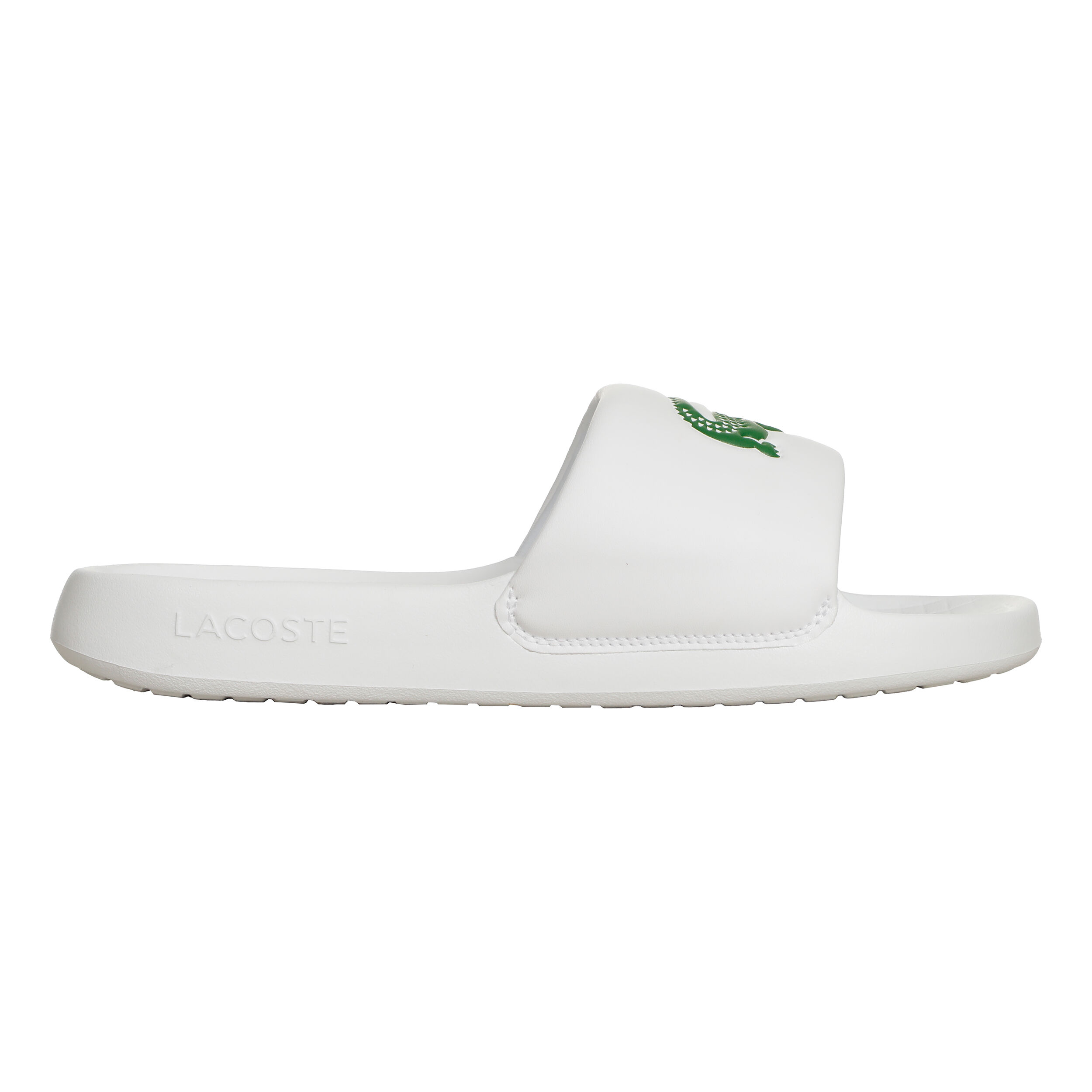 Buy Lacoste Croco 1.0 Badslippers Heren Wit Groen online Tennis Point NL
