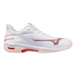 Mizuno Tennisschoenen Mizuno Wave Exceed Court Allcourt schoen Dames - wit, berry