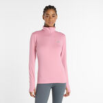 New Balance Kleding New Balance Essentials Space Dye Quarter Zip Longsleeve Dames-pink