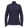 Essential 1/2 Zip Longsleeve Dames-Donkerblauw