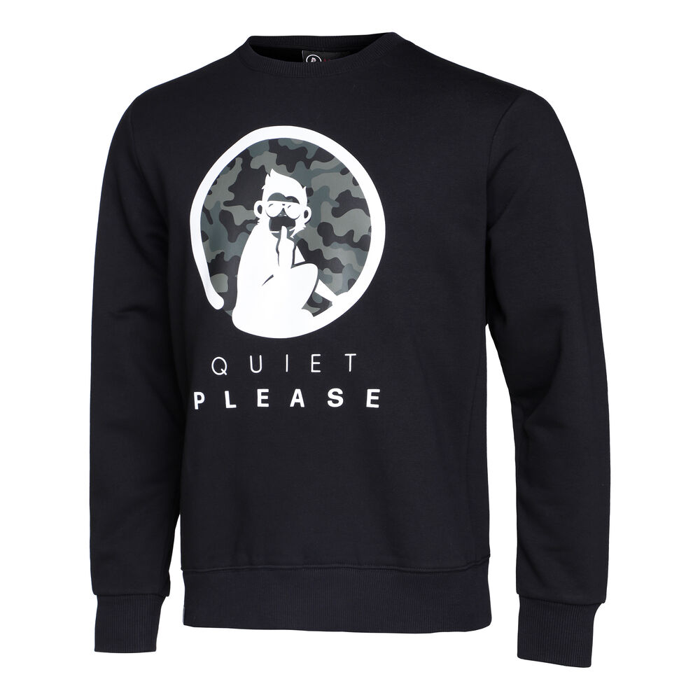 Quiet Please Longline Sweatshirt Heren