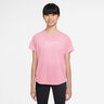 Dri-Fit One T-shirt Meisjes-Roze,Wit