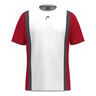 Club 25 Tech T-shirt Heren-Rood,Wit