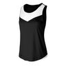 Taba Tanktop Dames-Zwart,Wit