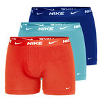 Nike Kleding Nike Dri-Fit Essential Micro Trunk Boxershort Verpakking 3 stuks Heren - rood, turkoois