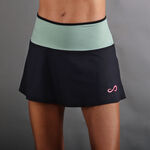 Endless Kleding Endless Mile Rok Dames-Zwart,Groen