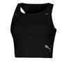 Run Ultraspun Crop Hardloopshirt Dames - zwart, 