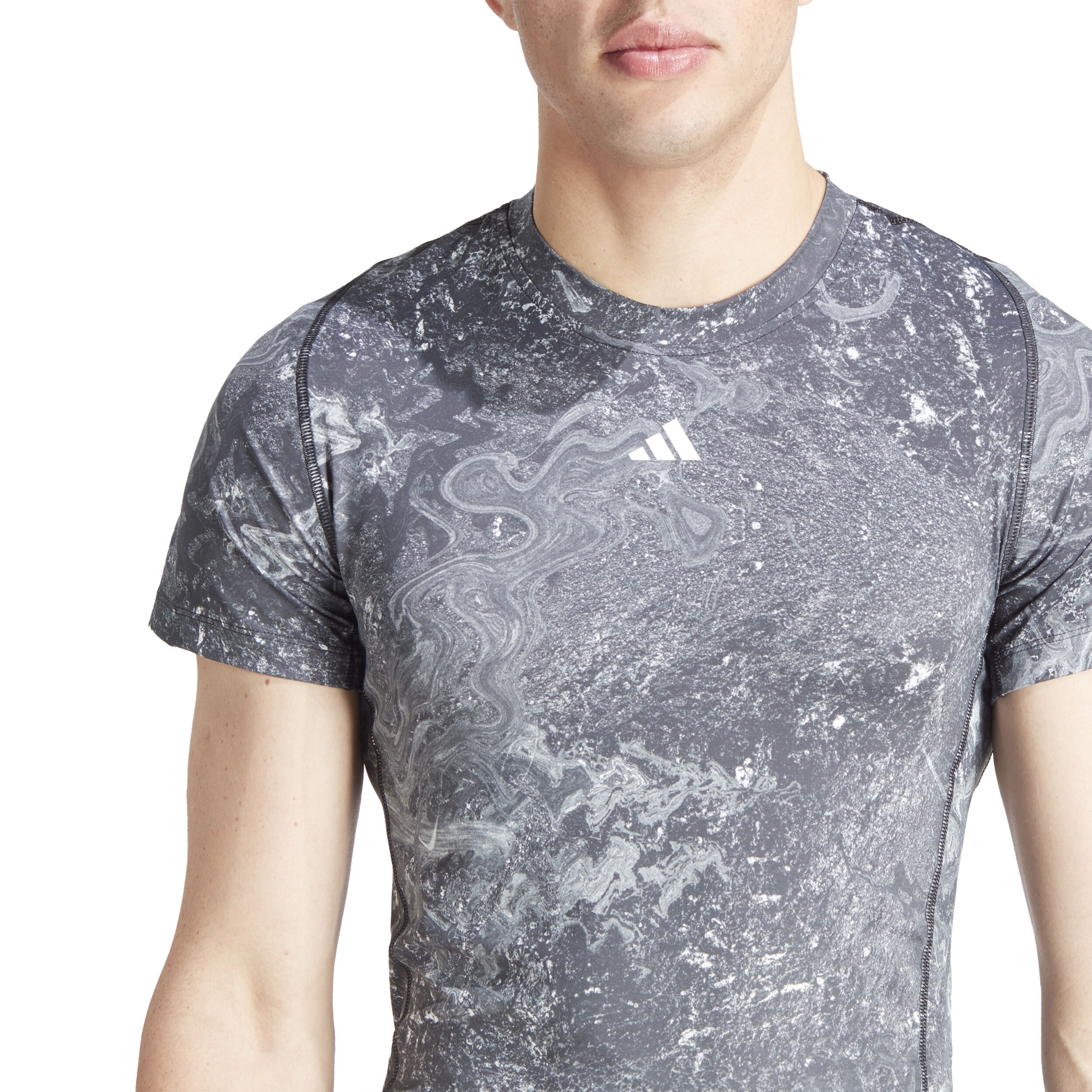 Adidas shirt heren zilver discount